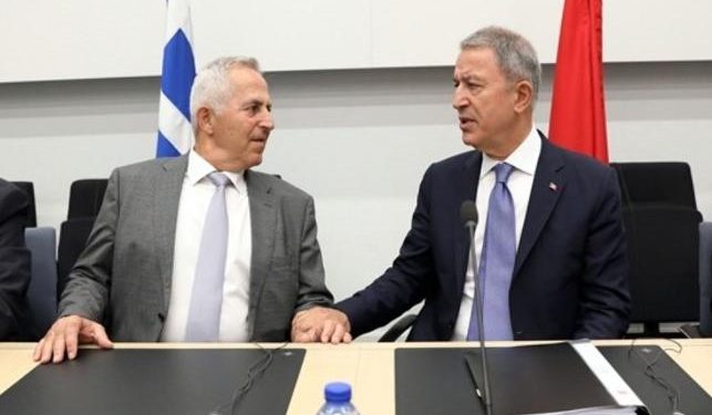 Hulusi Akar, Yunan mevkidaşıyla görüştü
