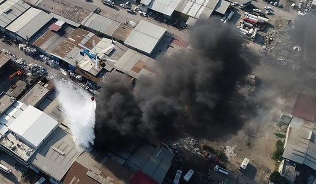 Adana’da geri dönüşüm tesisinde yangın