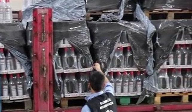 Bursa’da 6 ton sahte içki yakalandı