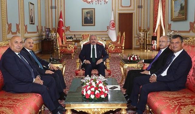 Kılıçdaroğlu’ndan Meclis Başkanı Şentop’a ziyaret