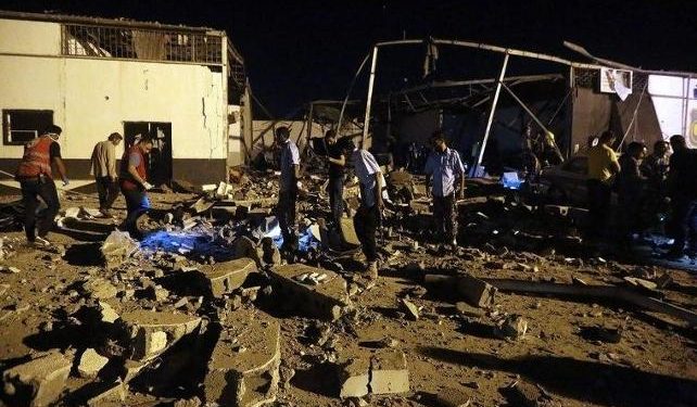 Libya’da göçmen merkezine ‘hava saldırısı’: En az 40 ölü