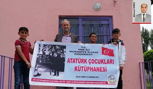 Mesut Tim, bağışlarla topladığı kitaplarla 39 köyde kütüphane kurdu