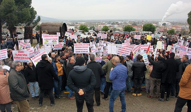 Salihli’de JES tepkisi