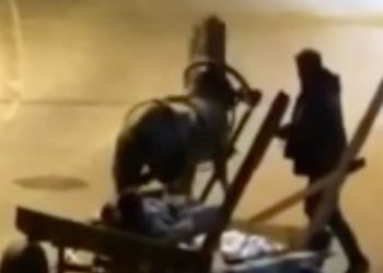Arnavutköy’de yük çeken atın yüzüne vurup işkence yaptılar