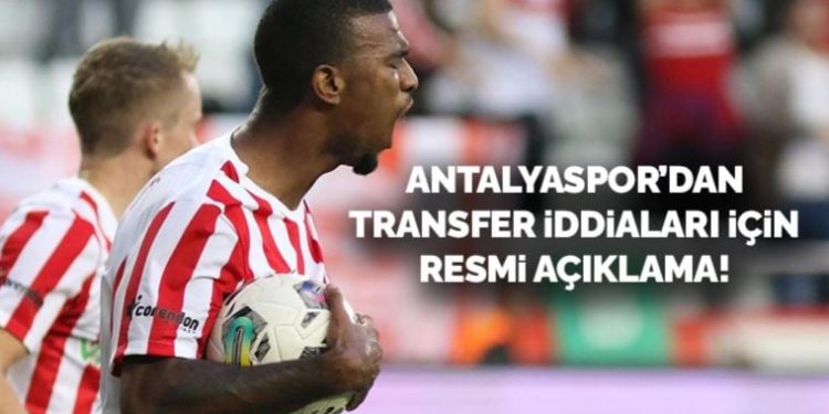 Antalyaspor’dan transfer iddiaları için resmi açıklama!