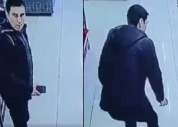 BİM’de kadınların görüntülerini çekti: Komiser çıktı!